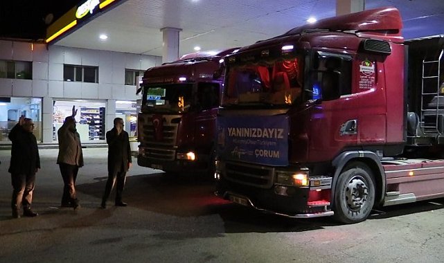 Çorum'dan Osmaniye'ye 27 ton un