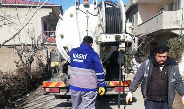Deprem bölgesinde KASKİ'den seferberlik