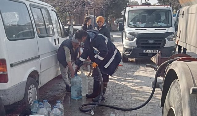 Depremzedeler yeniden suya kavuşuyor