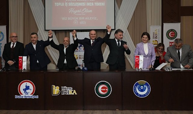 Düzce Belediyesi'nde zamlı maaşlar belli oldu