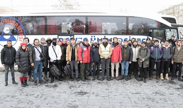 ERÜ'den deprem bölgesine yardım eli