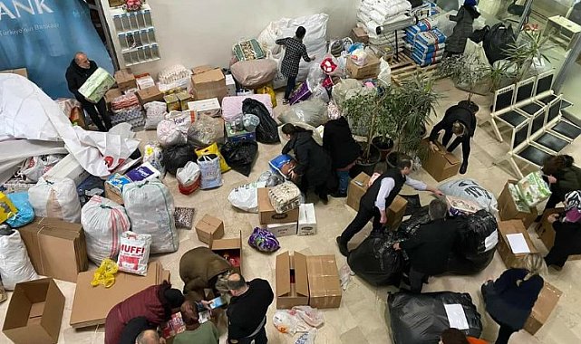 Esnaf teşkilatı depremzedelerin yanında