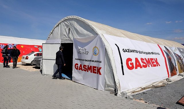 Gaziantep Nurdağı'nda aileler konteyner kente yerleştiriliyor