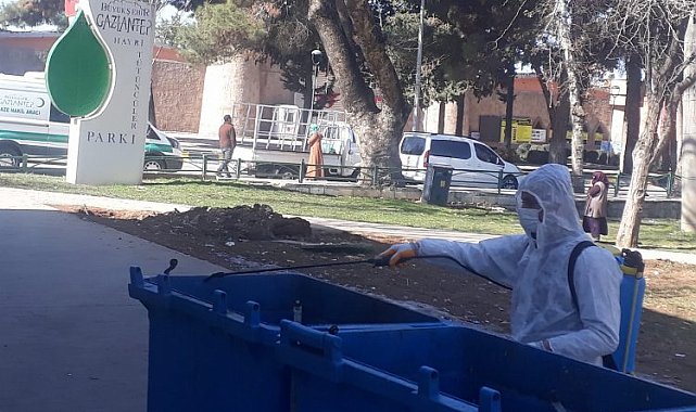 Gaziantep salgın riskine karşı ilaçlanıyor