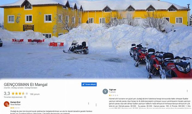 Gençosman Et Mangal'a Uludağ Sarıalan'da işgal isyanı