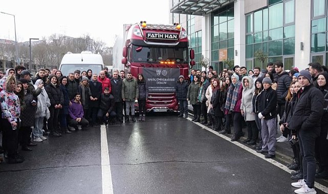 Haliç de deprem bölgesi için seferber oldu