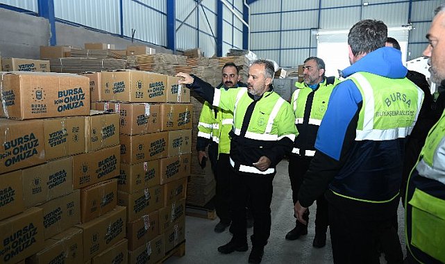 Hatay için Bursa canla başla çalışıyor
