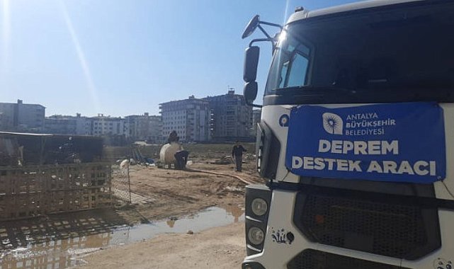 Hatay'da şebekeye su verildi