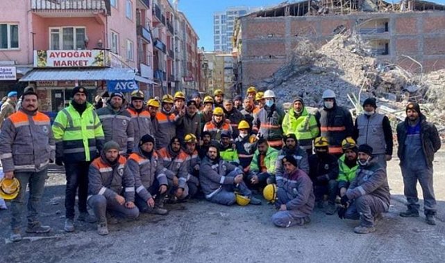 İnegöl Belediyesi ekipleri arama kurtarma görevini tamamladı
