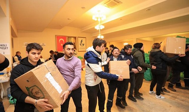 İzmir Güzelbahçe'den yardım eli