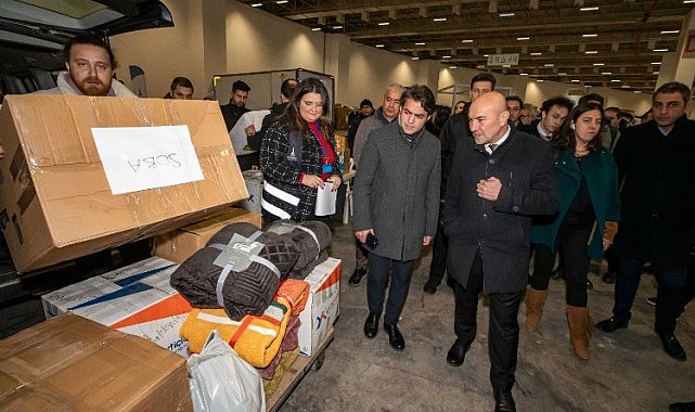 İzmir'den deprem bölgesine destek çığ gibi