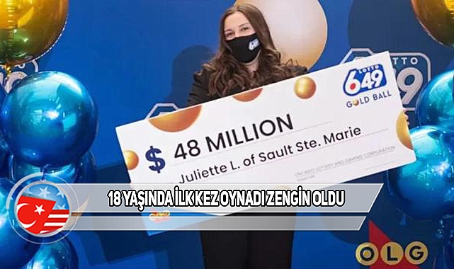 Kanada'da İlk Denemede Büyük İkramiyeyi Kazandı