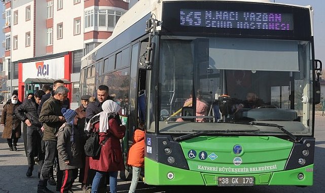 Kayseri Büyükşehir'den ulaşıma yoğun mesai