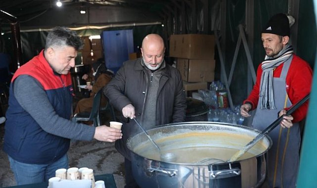 Kayseri Kocasinan depremzedelerin yanında
