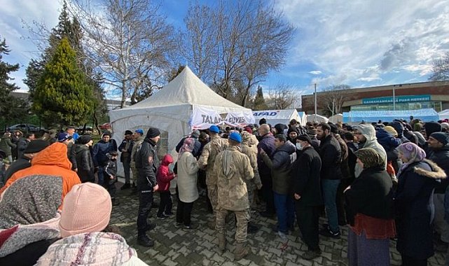 Kayseri Talas deprem bölgesinde