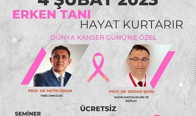 Kayseri'de erken tanıya farkındalık etkinliği