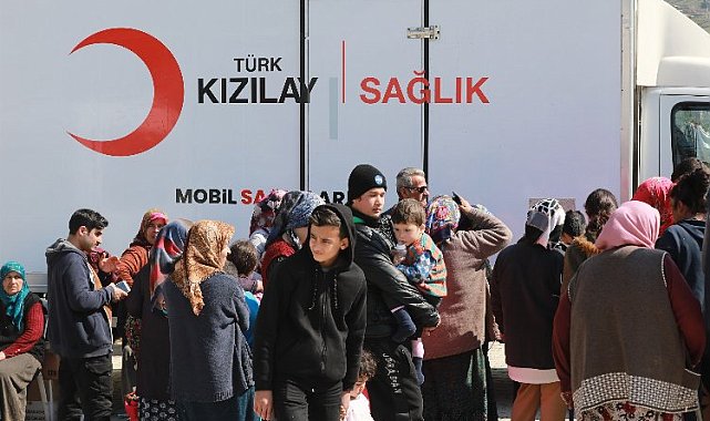 Kızılay Mobil Sağlık ekiplerinin lokasyonları güncelledi