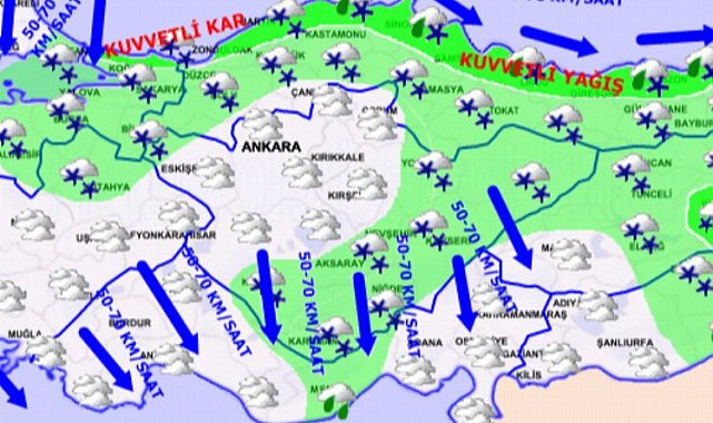 Kuvvetli kar, tipi, don, fırtına! Uyarı üstüne uyarı