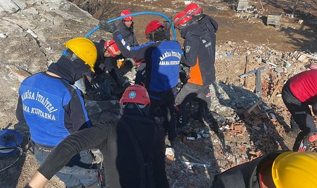 Manisa Büyükşehir itfaiyesi Adıyaman'da