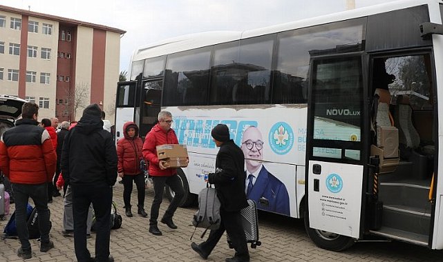 Manisa deprem bölgesine ulaşımı sağlıyor