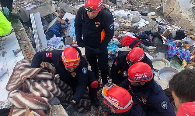 Manisa ekibi Osmaniye'de arama kurtarma çalışmalarında