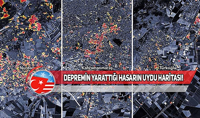 NASA, Depremin Hasarını Gözler Önüne Serdi