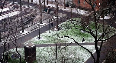 New York ve Washington'a Kar Sürprizi