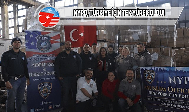 NY'un Türk Polisleri Türkiye'ye Yardım Gönderdi