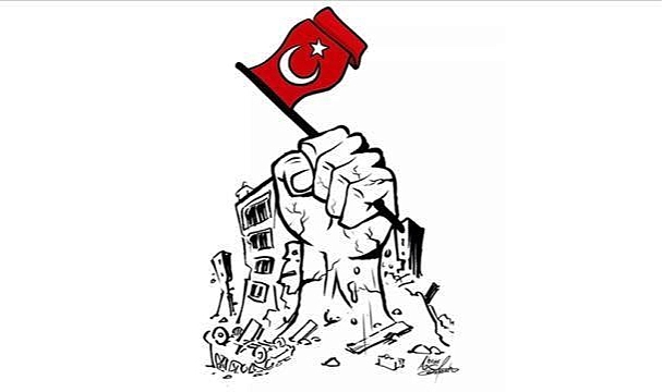 Skandal Deprem Karikatürüne Türk Bayraklı Cevap
