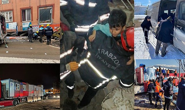 Trabzon tüm imkânlarıyla deprem bölgesinde