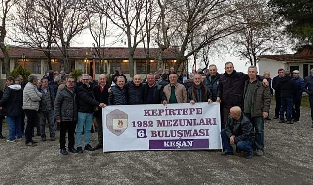 1982 Mezunu Kepirtepeliler Keşan'da Buluştu