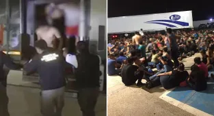 343 migrants bound for the US are rescued from truck in Mexico