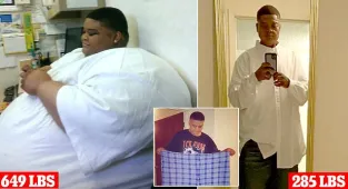 649LB man sheds 365LBS in three years naturally, without surgery