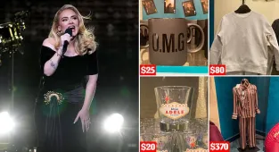 Adele Boutique in Las Vegas selling extremely overpriced concert merch