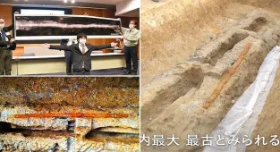 Ancient 7-foot-long 'demon-slaying sword' found in Japanese tomb