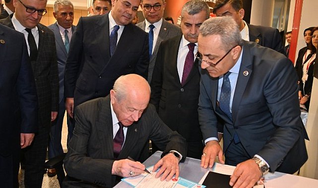 Bahçeli, 28. Dönem için adaylık başvurusunu yaptı
