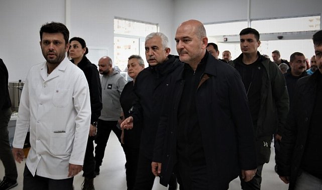 Bakan Soylu'dan Hatay'da Kocaeli'nin hastanesine inceleme