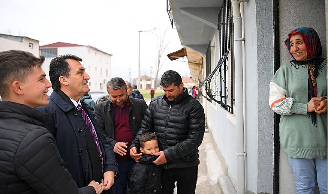 Başkan Dündar'dan depremzede ailelere ziyaret