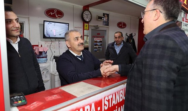 Başkan Savran'dan terminal ziyareti