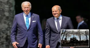 Biden and German Chancellor Scholz hold crunch meeting on Ukraine