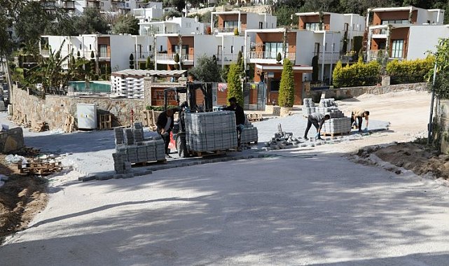 Bodrum'da alt ve üst yapı çalışmalarına devam