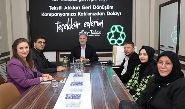Bursa İnegöl'de 'tekstil atığı' ödüllendirdi