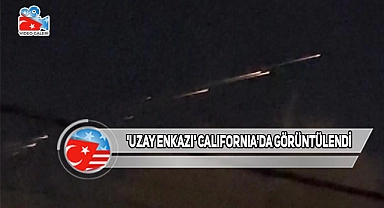 California'da Görülen Işık Çizgileri İlgi Çekti