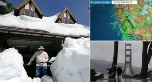 California hit with Pineapple Express storm as death toll rises to 13