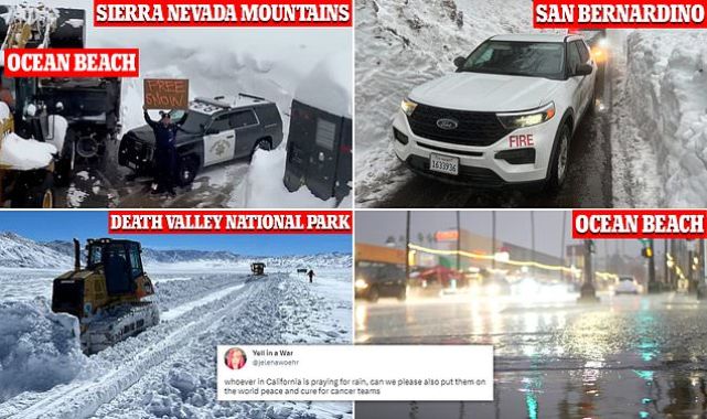 California will be hit by yet more rain and snow this week
