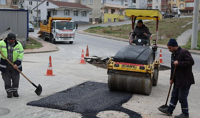 Çayırova'da asfalt yama seferberliği