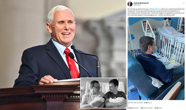 Chasten shares photo of Buttigiegs' baby after Pence mocked Pete