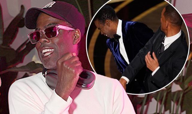 Chris Rock attends Oscars viewing party in Florida after THAT slap