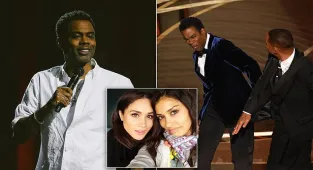 Chris Rock's comic slap back breaks internet