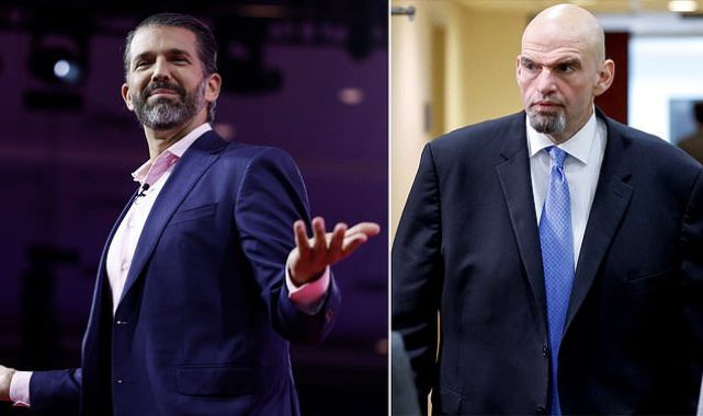 Don Jr. calls Fetterman a 'vegetable', and says he should be 'bag guy'